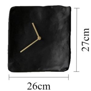 FFBH Retro Wrinkled Wall Clock Aesthetic Nordic Wall Watch Elegant Minimalist Clocks Luxury Silent Watches Living Room Decorations 9H4B3