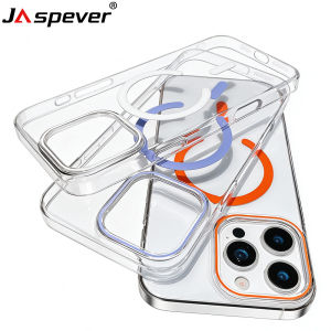 For Magsafe Magnetic Case For iPhone 17 Air 16 15 14 Pro Max 13 Transparent Candy Color Hard PC Cover Ultra Thin Shell 18ProMax