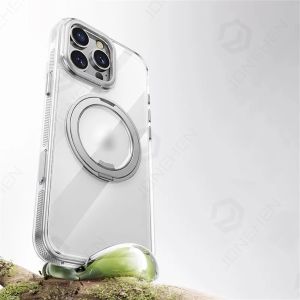 360 ° Rotation Ring Stand Magnetic Case For iPhone 13 14 15 16 17 18 Pro Max Matte Military Shockproof Armor Cover For Magsafe2026