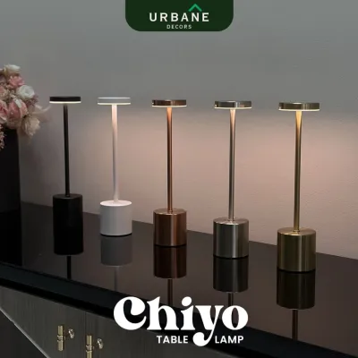 [URBANE] CHIYO Lampu Meja Portable LED USB Sensor Sentuh Bar Table Lamp Tricolor Minimalis