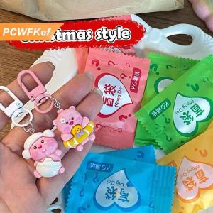 【PCWFKef】 10pcs Giáng sinh bất ngờ mù Túi sáng động vật nấm bức tượng nhỏ bí ẩn túi cho chậu Dollhouse trang trí nội thất