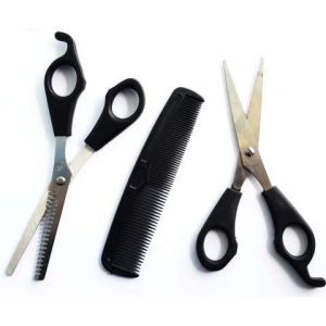 PUSAT GROSIR AS Gunting Sasak Set Pencukur Sisir Penipis Rambut Peralatan Gunting Rambut Salon Set Pencukur Silet Tajam Penipis Gunting Potong Rambut