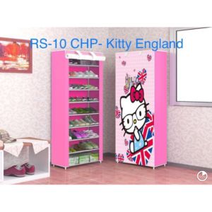 Rak Sepatu / Rak Sandal Sepatu Anti Debu Tempat Penyimpanan Serbaguna Ada Resleting Ukuran 60×30×160