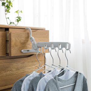 5 Layers Pants Hanger Organizer Clothes Holders Storage Rack Stainless Steel Wardrobe Hangers