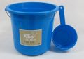 Klio Pail with Dipper Set - Blue. 