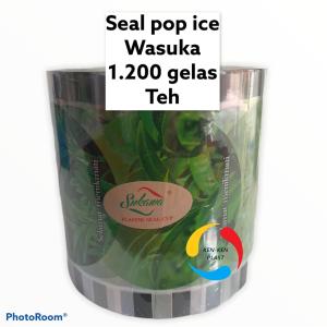 PLASTIK SEALER GELAS POP ICE/SEAL PRESS/PLASTIK LID CUP/PLASTIK SEAL CUP/SEAL PLASTIK CUP/ 1.200 GELAS TERMURAH BERKUALITAS