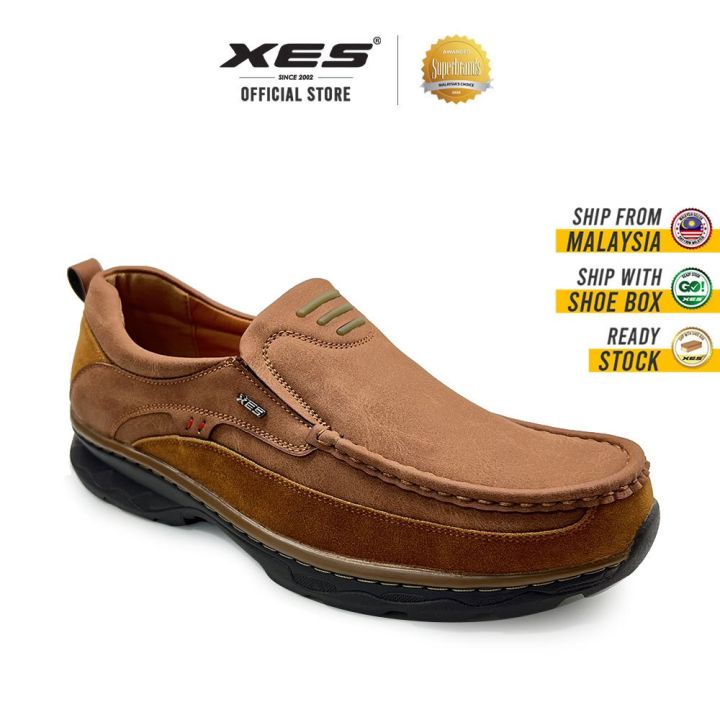 XES Elite Men MCDL31 Loafers Brown Black Pu Leather Casual
