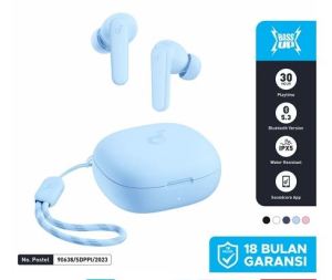 ( TER BARU ) Soundcore Anker R50i NC Earbuds Adaptive Noise Canceling Headset Earphone Bluetooth 5.4 TWS Low Latency for Game Long Battery 4 Mics IP54 -A3959