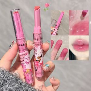 XUNXUAN 3Pcs Smooth Fine Glitter Lip Glaze Cute Waterproof Glossy Lipstick Suit Natural Long-Lasting Lip Gloss Set Makeup