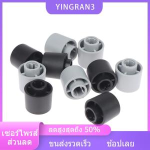 YINGRAN3 5pcs พลาสติกครึ่งเพลาลูกบิด Potentiometer Encoder KNOB D-shaped Inner Hole 6mm
