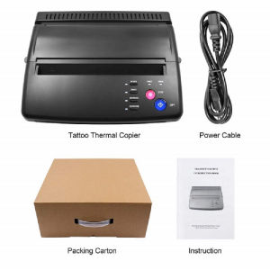 Makeup Tattoo stencil Printer machine Thermal stencil tattoo machine with for tattoo artist (black)