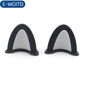 E-WOITD 2 miếng dán điện trang trí Mũ bảo hiểm tai mèo xe máy trang trí phụ kiện Mũ bảo hiểm xe máy nhiều màu dễ thương phổ thông