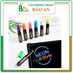 Bút dạ quang viết bảng Led Baoke MP4902A 10mm  .1 chiếc .Văn phòng phẩm Bảo An