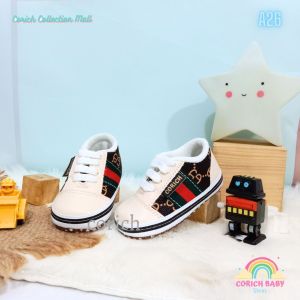 SEPATU BAYI - SEPATU SNEAKERS BAYI LAKI LAKI - SEPATU BOOTS BAYI LAKI LAKI - A26 - ORIGINAL BRAND - CORICH BABY SHOES - PREWALKER - SEPATU BOOTS BAYI - BALITA - ANAK - BAYI USIA 0 - 11 BULAN - SEPATU SNEAKERS BAYI - BAYI BARU LAHIR