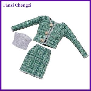 Fanzi เสื้อผ้าแฟชั่นสำหรับตุ๊กตา1ชุด30ซม. ชุดสูทสามชิ้น1:6แบบหลายข้อต่ออุปกรณ์สำหรับแต่งตัวตุ๊กตา1ชุด