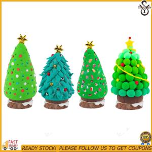 [YoungStyle] Holiday Christmas Tree DIY Kit Air Dry Clay Crafts for Home Decor and Party Events