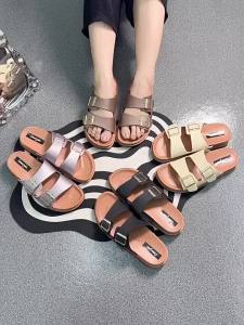 [Free Shipping] New Summer Beach Roman Womens Slippers Casual Waterproof Outdoor Adjustable Sandals