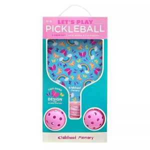 Kids Pickleball Paddle Set 1 paddle 2 balls Fiberglass Pickleball Paddle Gift for Students Girls Boys