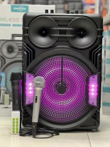 ลำโพงบลูทูธ รุ่น GTS-2069 ดอก12นิ้ว แถมไมค์ลอย/ไมค์สาย/รีโมท รองรับAUX TF USB ปรับเบสและแอคโค่ได้