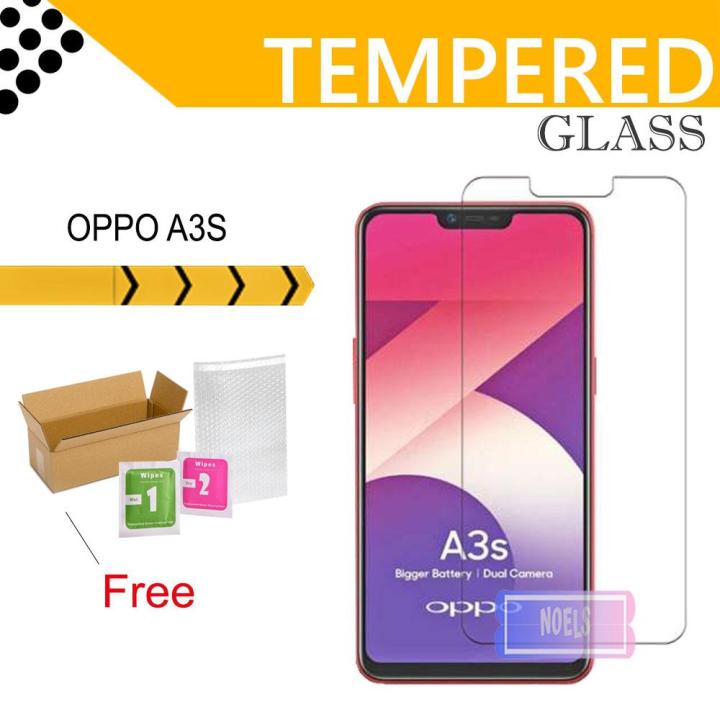 Tempered Glass Oppo A3S Realme C1 (sama ukuran) Screen Protector