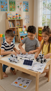 CUTIEHAUS 7 In 1 Solar Robot Building Kit Educational Science Building Space Toys For Kids Kit Permainan Robot Solar - Fulfilled by Cutiehaus