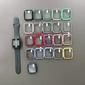 Applicable s11/12 Apple apple watch Watch case ultra4 Tempered Film iwatch5678910 Shell