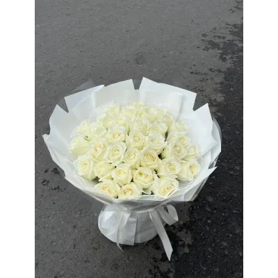 KOREAN NEW Buket wisuda 30 mawar bunga abadi kado mewah kado hari valentine untuk pacar atau istri