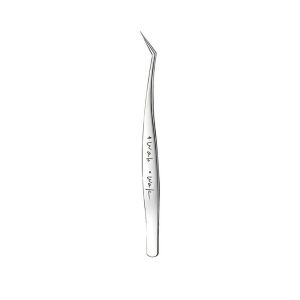 FVWF489263 Anti-static Curved Stickers Tweezers Stainless Steel High Precision Eyelash Curler Multifunctional Cartoon False Eyelash Tweezers Miniature Scene Stickers