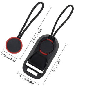 2Pcs Camera Shoulder Strap Quick Release Neck Lanyard Adapters Connector with Base for Camera Mobile Phone
