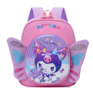 New Sanrio Kuromi Cute Student School Bag Cartoon Kindergarten Backpack Childrens Bagbackpack