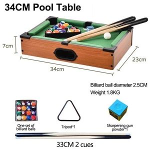 Children Billiard Table wooden with tall feet pool table set Mini billiard Table Indoor billiards