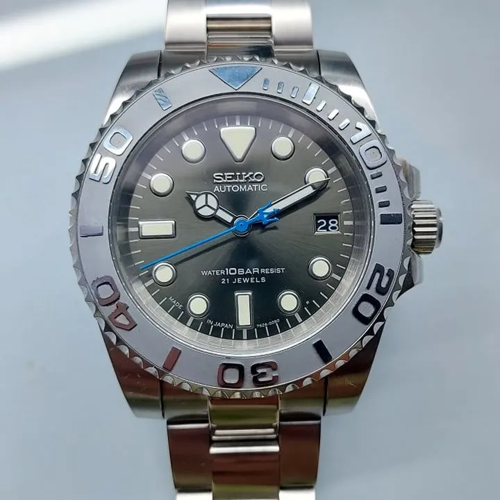 Seiko Divers Silver Yachtmaster Mod Watches Lazada PH