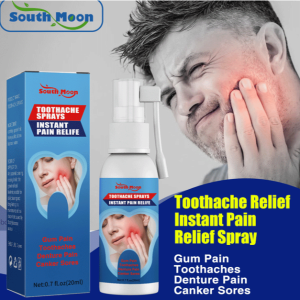 Toothache Relief Spray Instant Pain Stopping Oral Anesthetic for Fast Gum Tooth Pain Relief Toothache Spray Oral Pain Relief