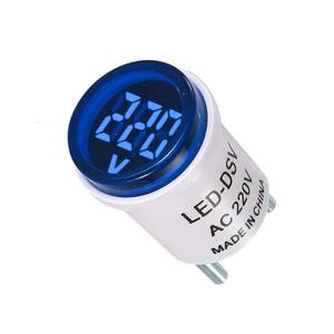 AC220V Voltmeter EU Plug Voltage Indicator Monitors LED Digital Display Voltage Meter 50-500V Measuring Instrument