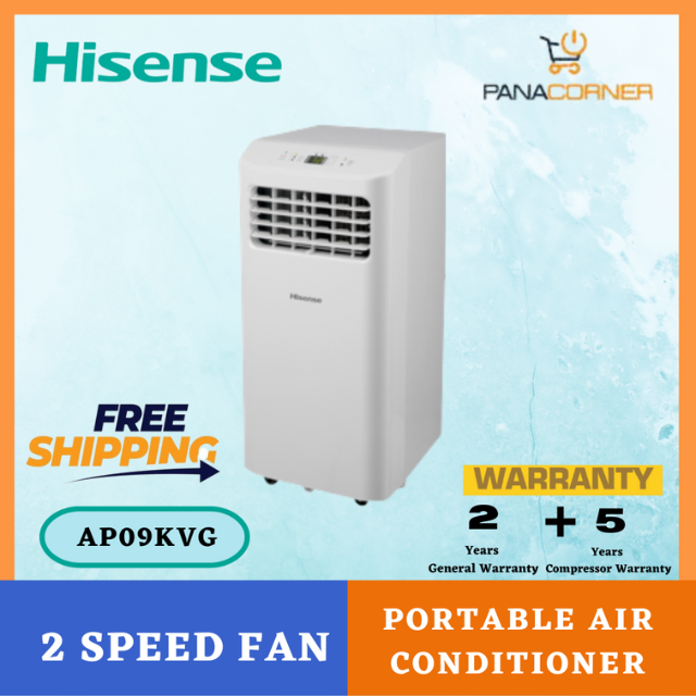 (FREE SHIPPING) Hisense R32 Portable Air Conditioner AP09KVG (1.0 HP ...