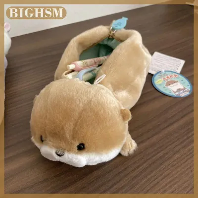 BIGHSM กล่องดินสอตุ๊กตาสัตว์น้อยน่ารักกระเป๋าปากกาตุ๊กตาสัตว์การ์ตูนอุปกรณ์เครื่องเขียนที่เก็บดินสอตุ๊กตา