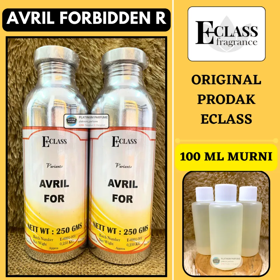 Bibit Parfum AVRIL FORBIDDEN ROSE Berkualitas 100 ML MURNI ECLASS