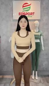 Bộ Tập Gym Yoga Nữ Dài Tay Phối Màu Set Tập Gym Nữ Mùa Đông Quần Dài Áo Croptop Tay Dài Kèm Mút (D07)