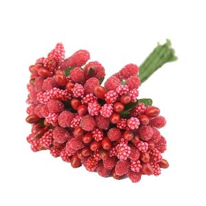 NEXTYOO 12Pcs/lot Hoa lụa Hoa giả Làm thủ công 10 màu sắc Thân hoa Tinh tế Vòng hoa tự làm Quà tặng thêu thùa