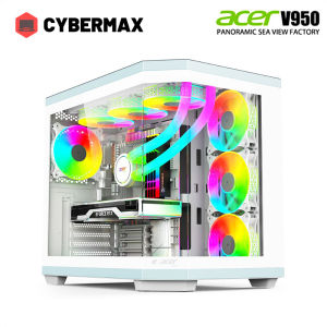 Acer PC Case MATX Desktop Computer Case 270° Panoramic Room Without Pillars Full Sea View Gaming Case
