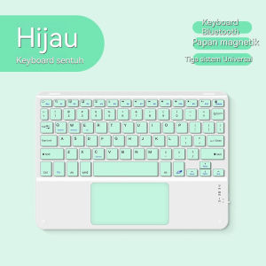 10 inch Wireless Bluetooth Keyboard Macaron Colourful / Touch Keyboard Portable Untuk Tablet Android / Ipad / Pc / Samsung Tab