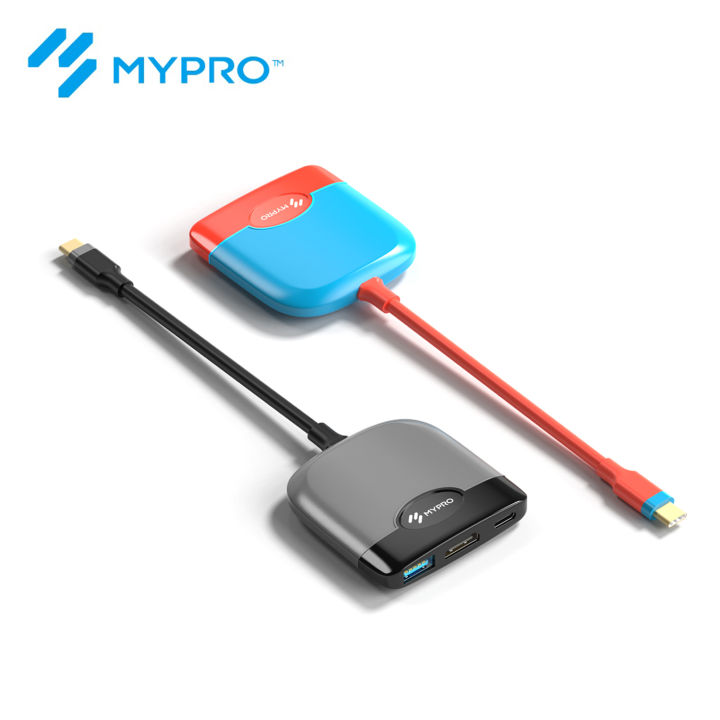 MYPRO in USB C HUB USB C To HD 4K HDMI with PD Charging and