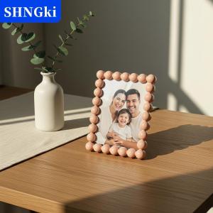 SHNGki Đính cườm cạnh khung ảnh dễ thương trang trí hiển thị Memory chủ cho phòng ngủ bàn và trẻ em ảnh trang trí nội thất
