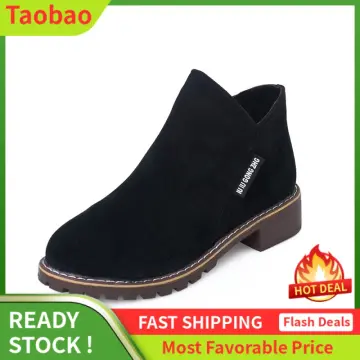 Low Heel Boots For Women Best Price in Singapore Sep 2024 Lazada