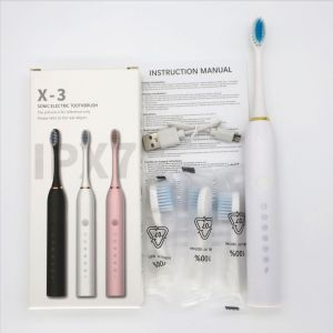 Waterproof Sonic Electric Toothbrush USB Rechargeable Toothbrush 6 Modes