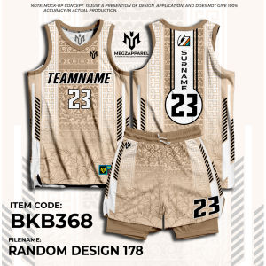 MEGZ BKB368 Customize Basketball Jersey Full Sublimation Free Customized Team Name Surname and Number
