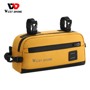 WEST BIKING 2L Handlebar Bag Multifunctional Bicycle Handlebar Bag Shoulder Bag  Portable Durable Front Bag Oxford Cloth Top Tube Bag Bike Accessories