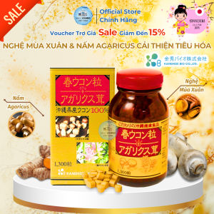 [NSF1111 Giảm 111K] Viên Uống Tinh Chất Nghệ Nano Curcumin Mùa Xuân & Nấm Agaricus Cải Thiện Dạ Dày Tá Tràng Chính Hãng