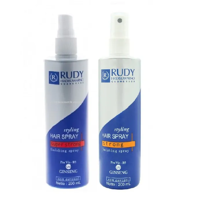 Super Custom Rudy new RUDY STYLING HAIR SPRAY SUPER STRONG & STRONG 200 ML | Lazada Indonesia
