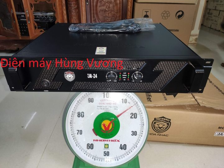 Đẩy Công Suất JA 24 chuẩn hãng Hòa Nhạc, 24 sò, có chế độ cầu Bright, Hàng việt nam chất lượng cao.